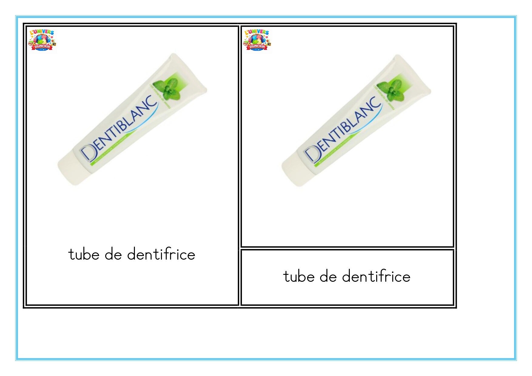 Cartes de nomenclature sur le thème de la salle de bain script