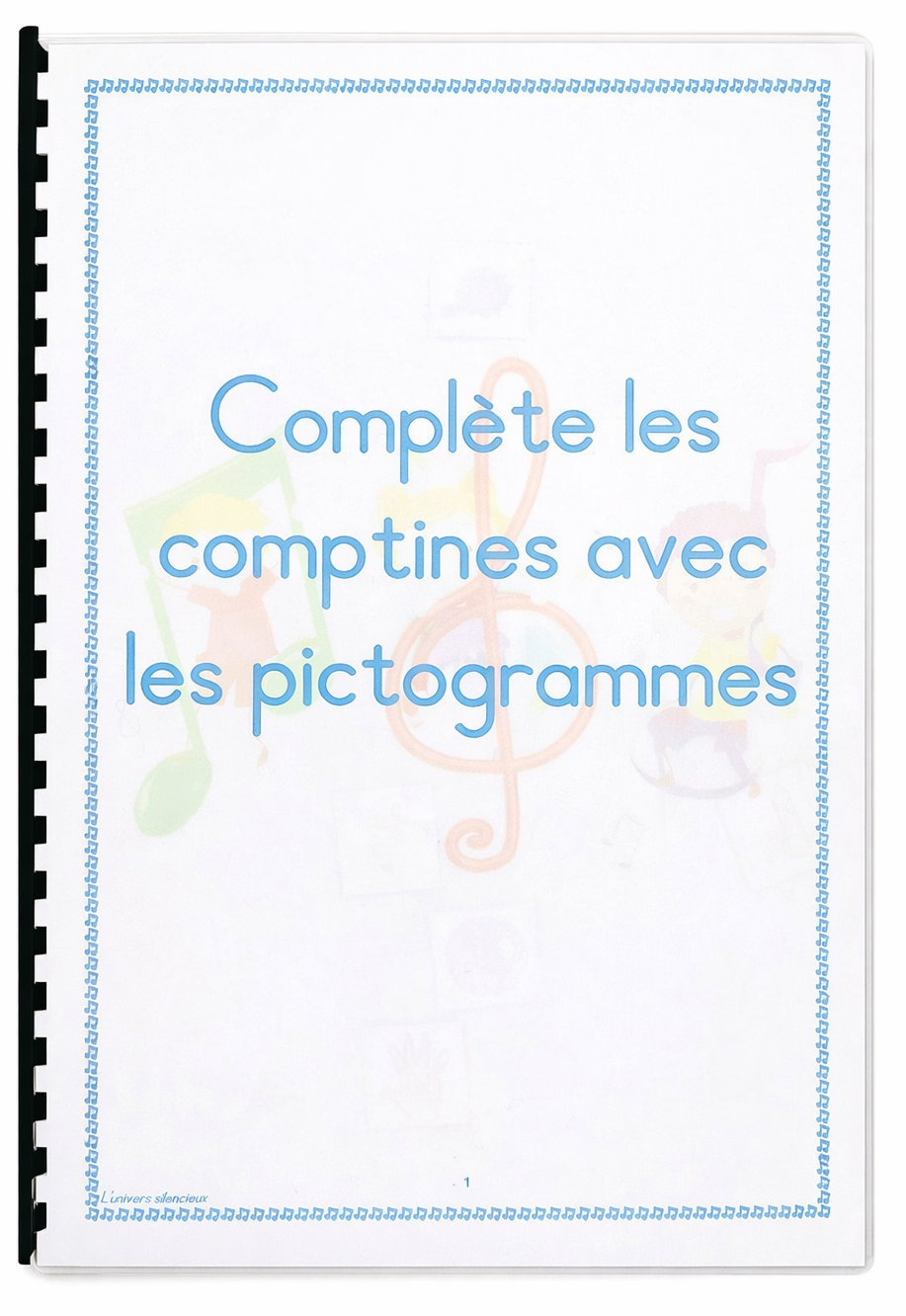 Livret comptines à compléter