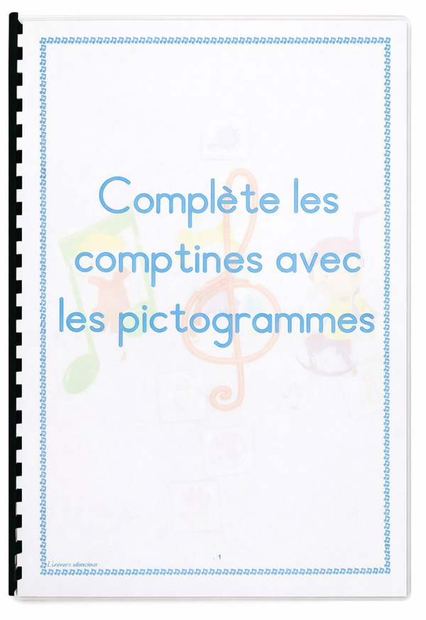 Livret comptines à compléter