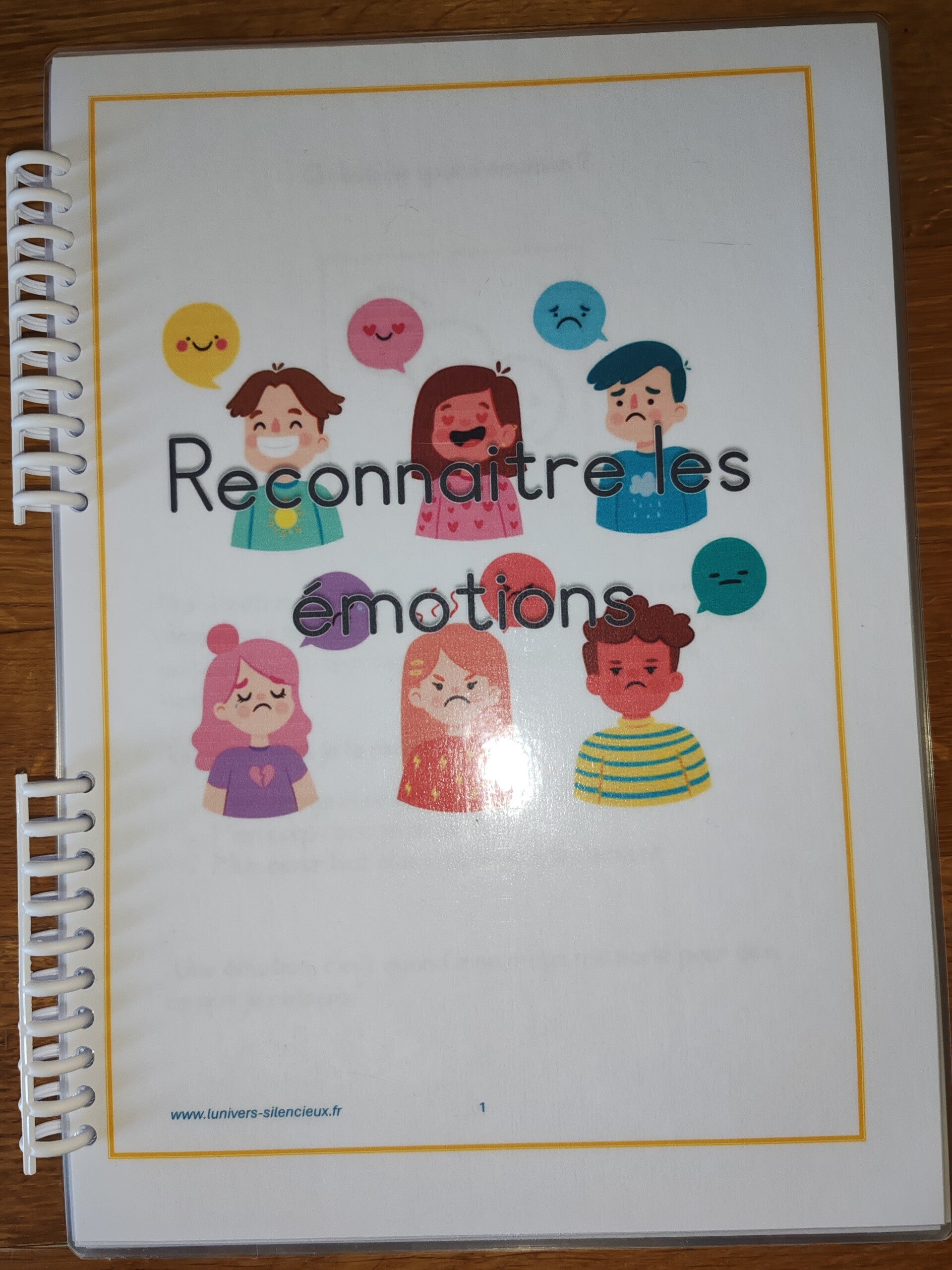 Livret reconnaitre les émotions