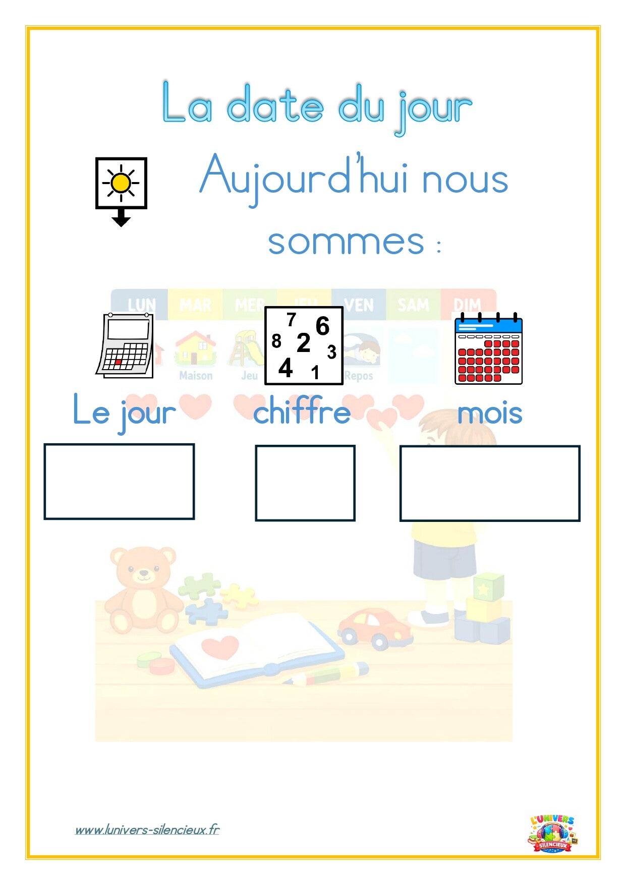 la date et la météo