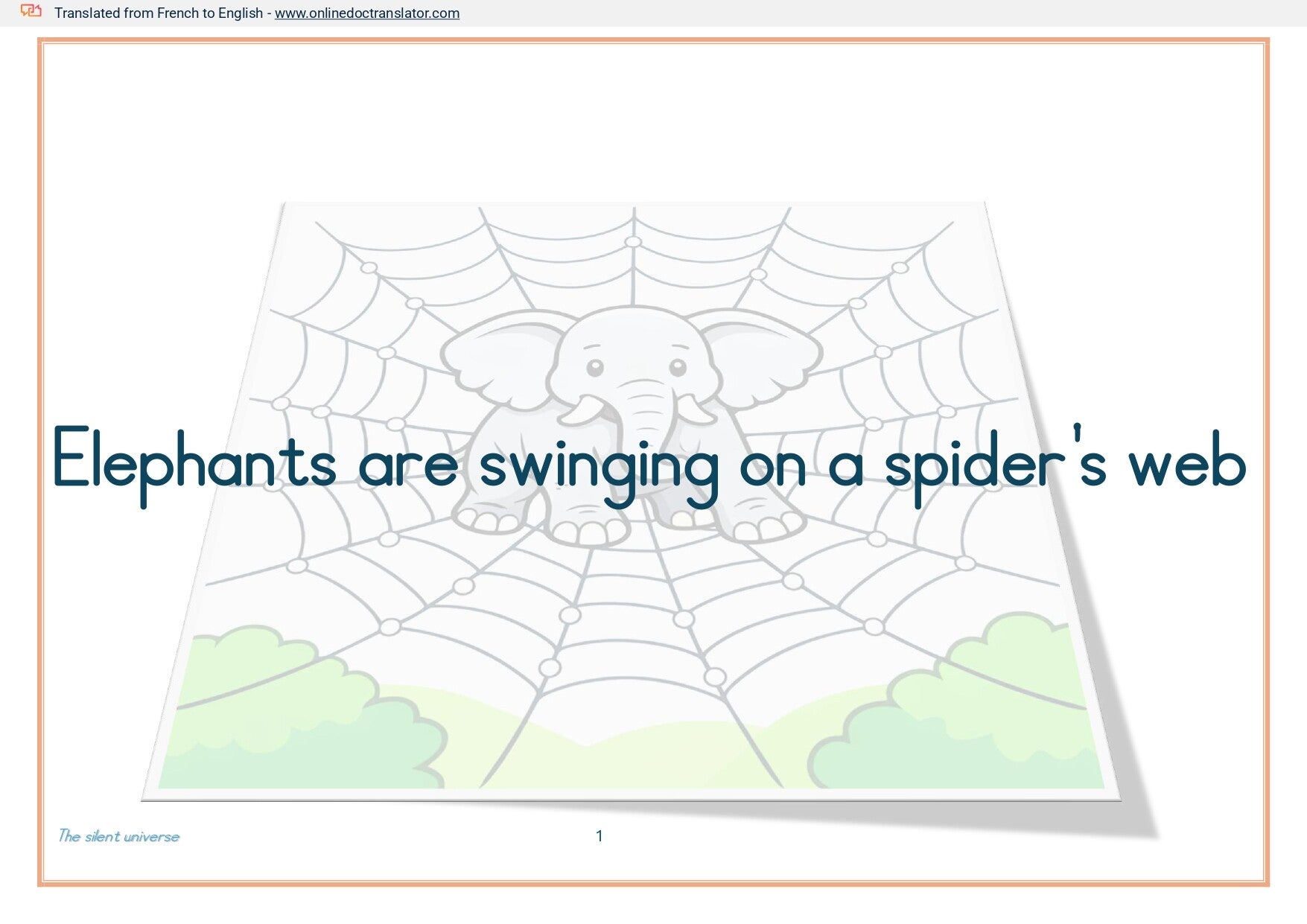 the elephants on the web