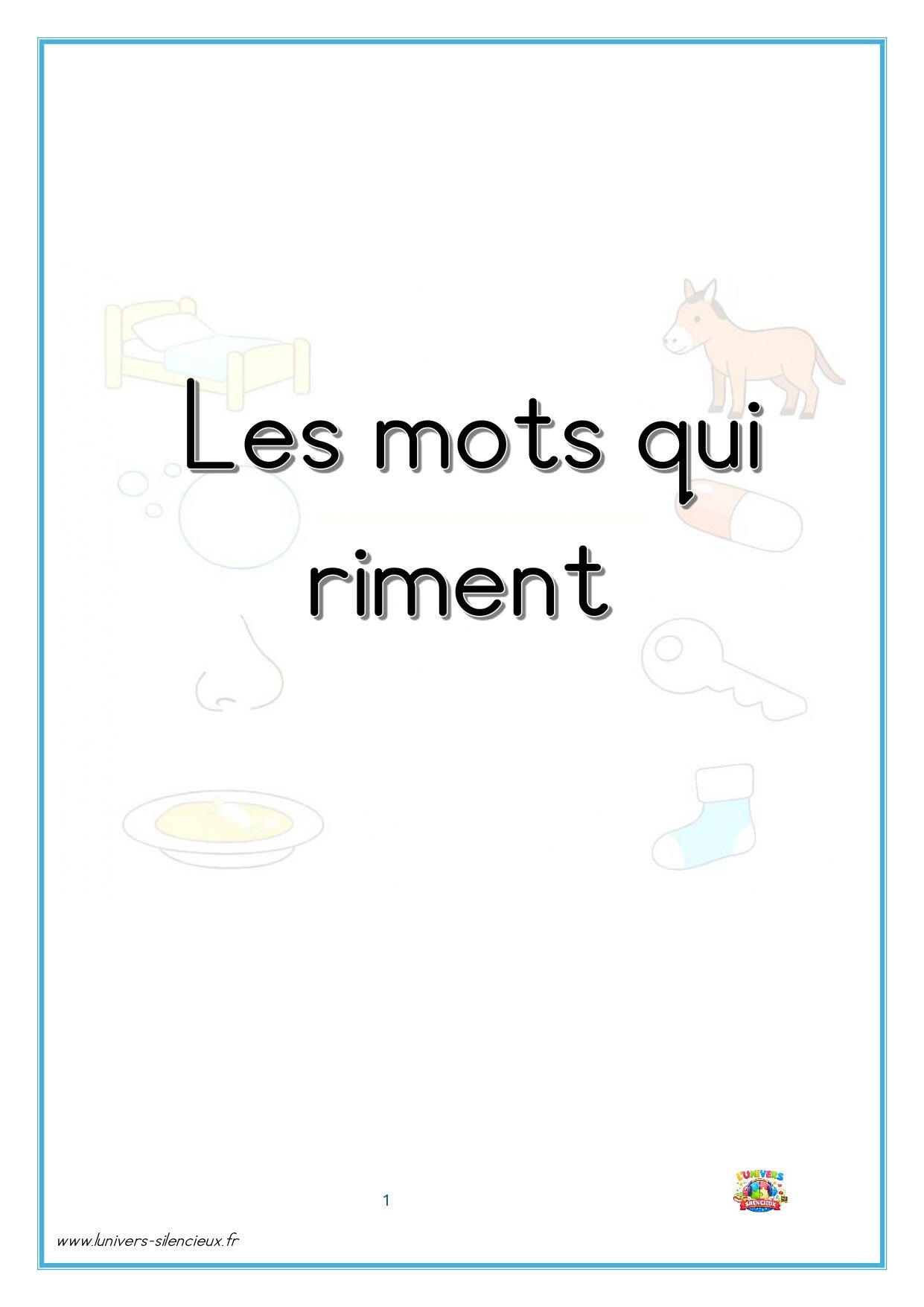 Les mots qui riment