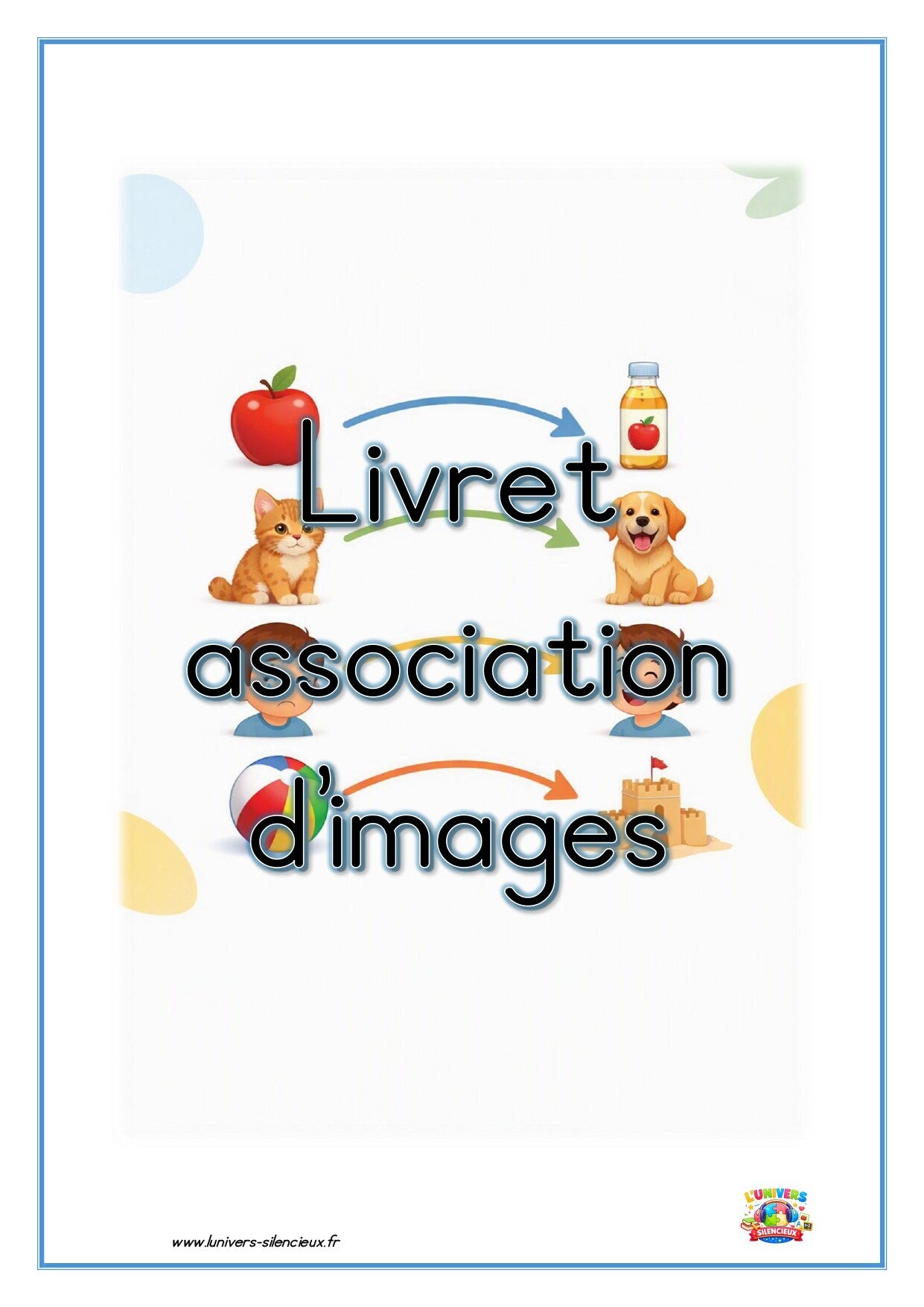 Livret association d'images - action - lieux