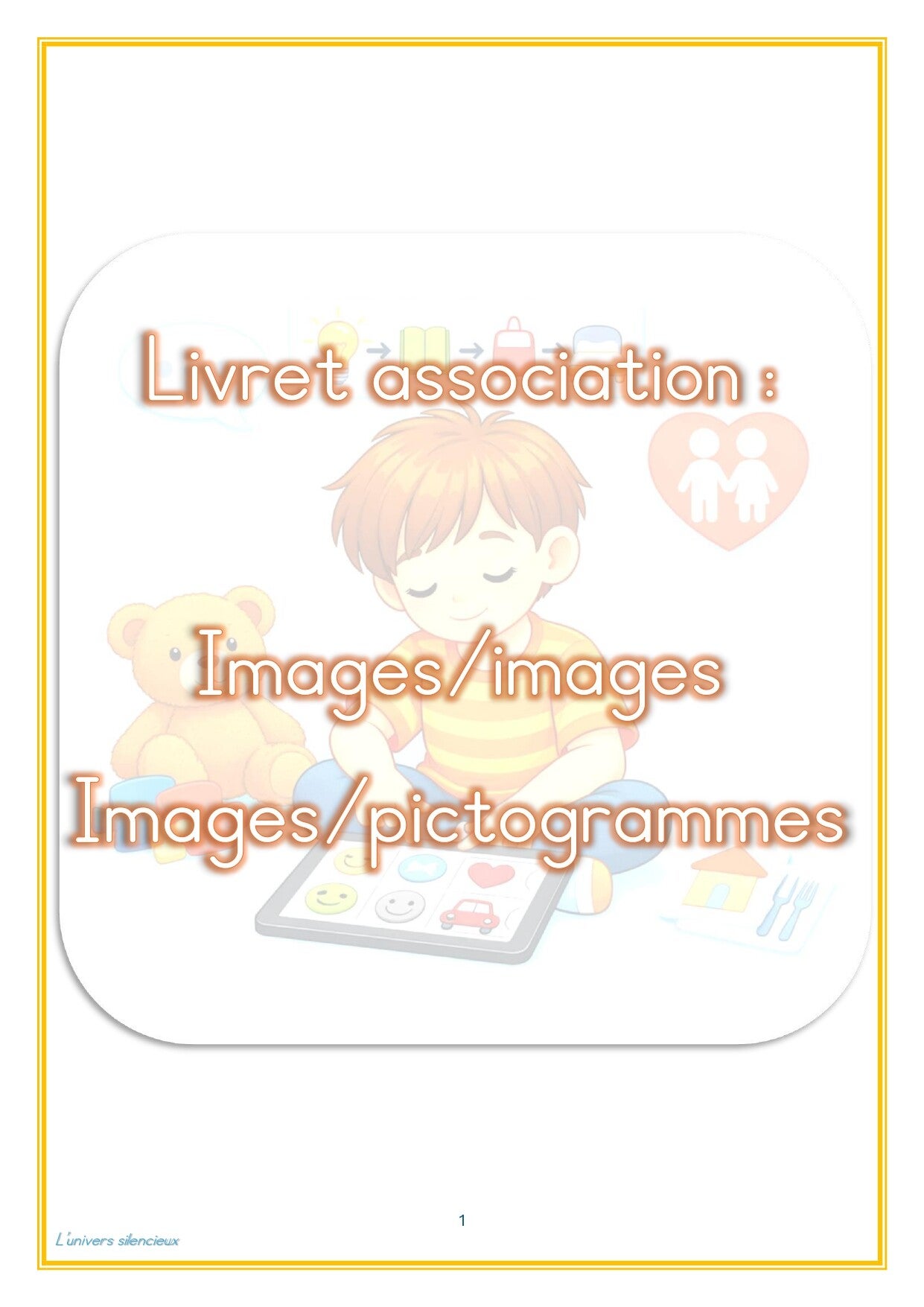 Livret association images/images, images/pictogrammes
