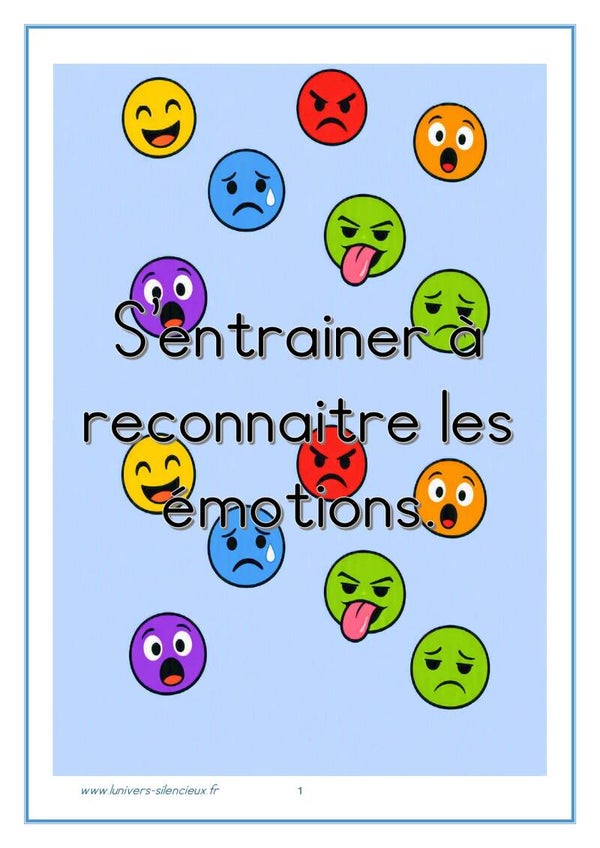 S'entrainer - reconnaitre les émotions