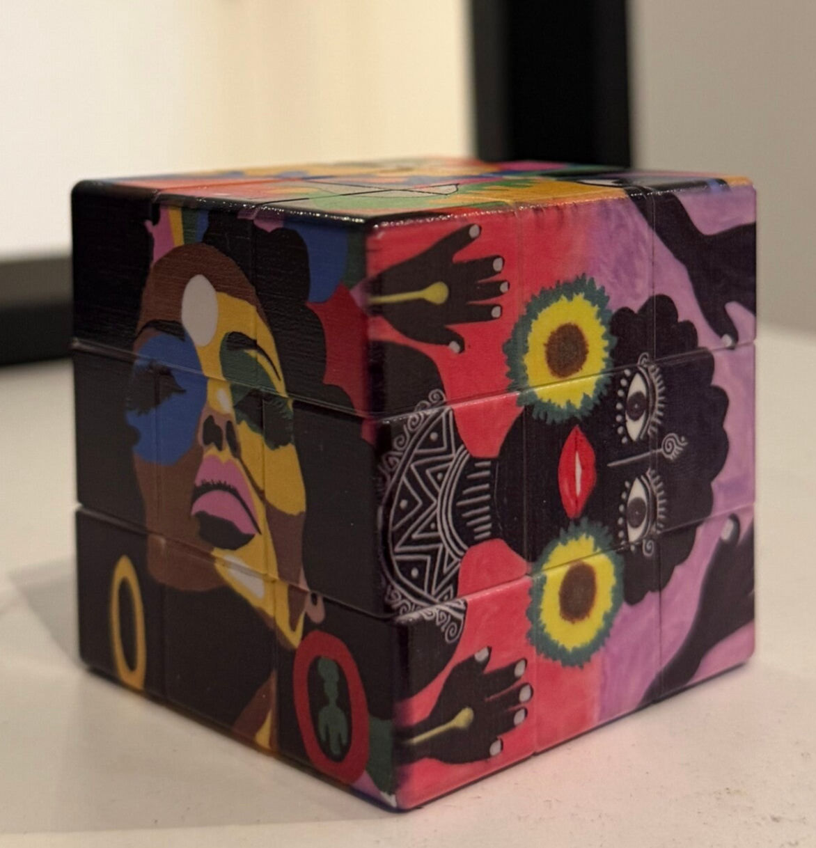 Custom Umoudit Rubix cube