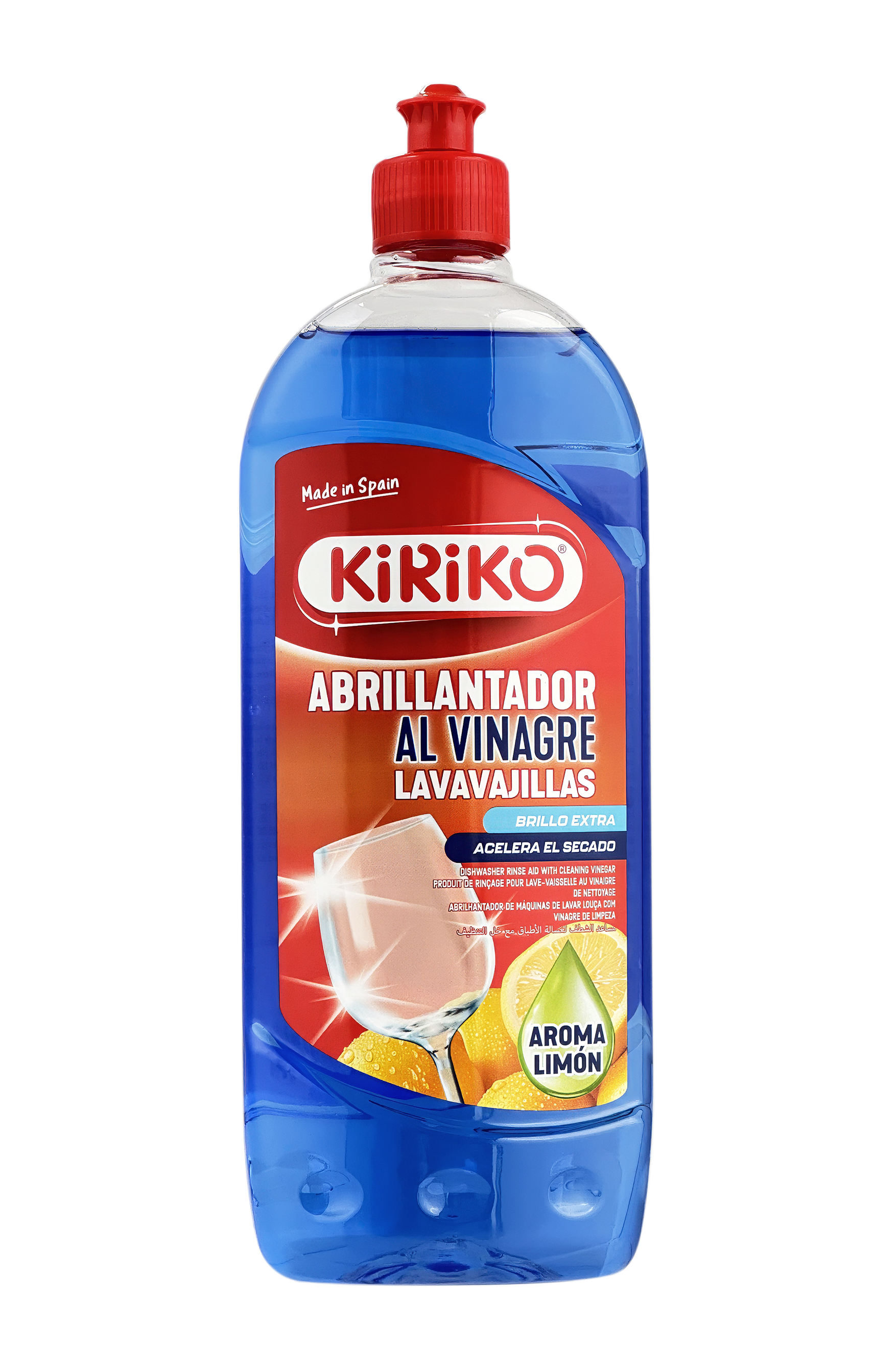 Abrillantador al Vinagre Lavavajillas Kiriko 750ml