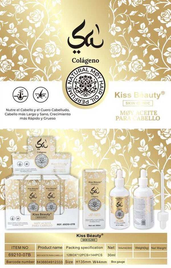 Aceite capilar Yara Moy - Kiss Beauty