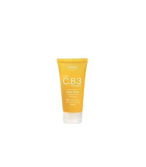 Ziaja VITAMINA C.B3 NIACINAMIDA Crema facial de noche regeneradora