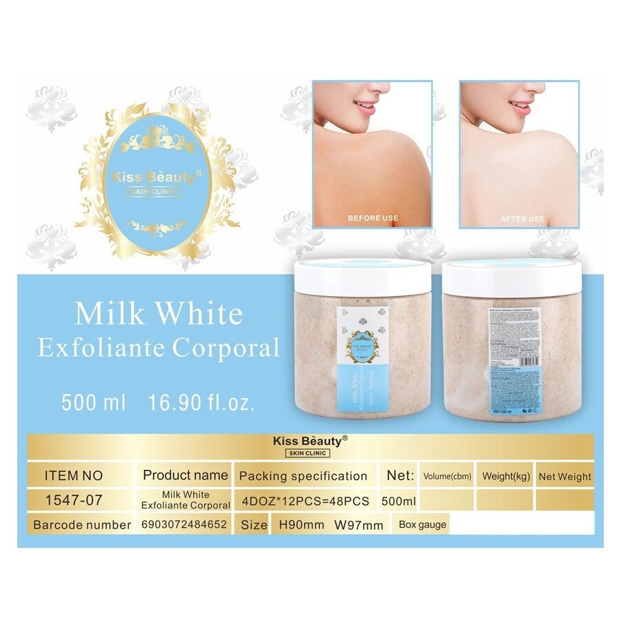 Exfoliante facial Milk White Kiss Beauty