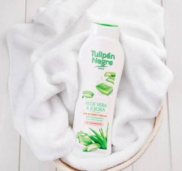 Gel de baño Tulipán Negro Aloe Vera 650 ml