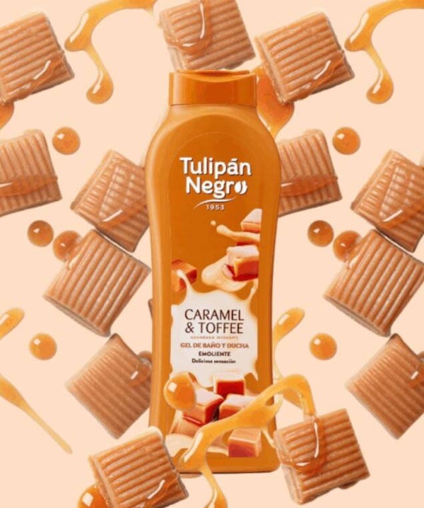 Gel de baño Tulipán Negro Caramel & Toffee 650 ml