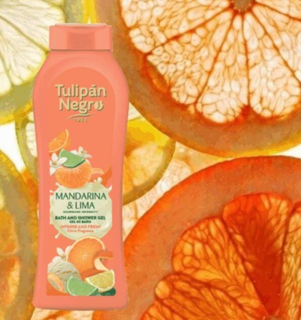 Gel de Baño Tulipán Negro Mandarina & Lima 650 ml