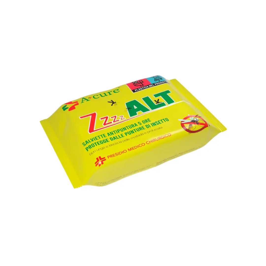 A+Cure Z Alt Toallitas Antipicaduras 15 Piezas Unidad Médico-Quirúrgica
