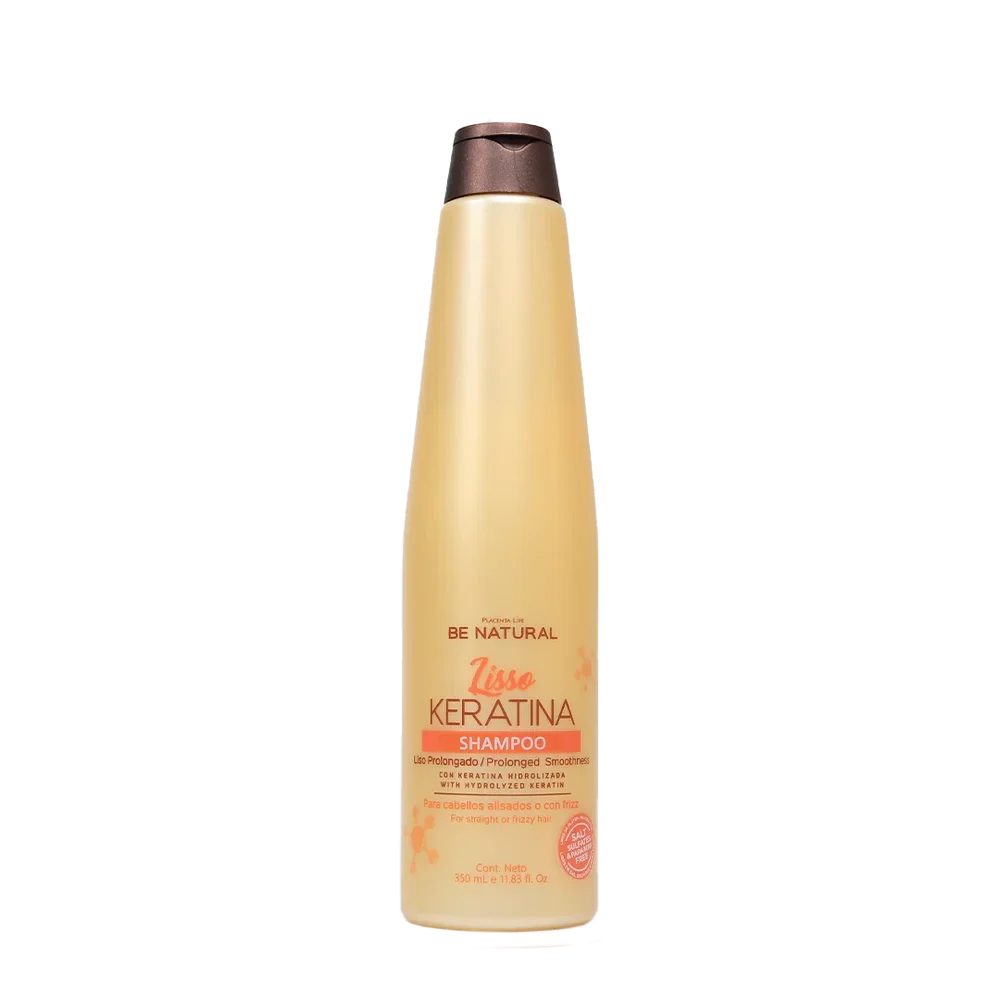 BE NATURAL LISSO KERATINA Champú 350ML