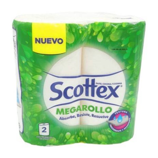 SCOTTEX Papel de Cocina Megarollo 2 u