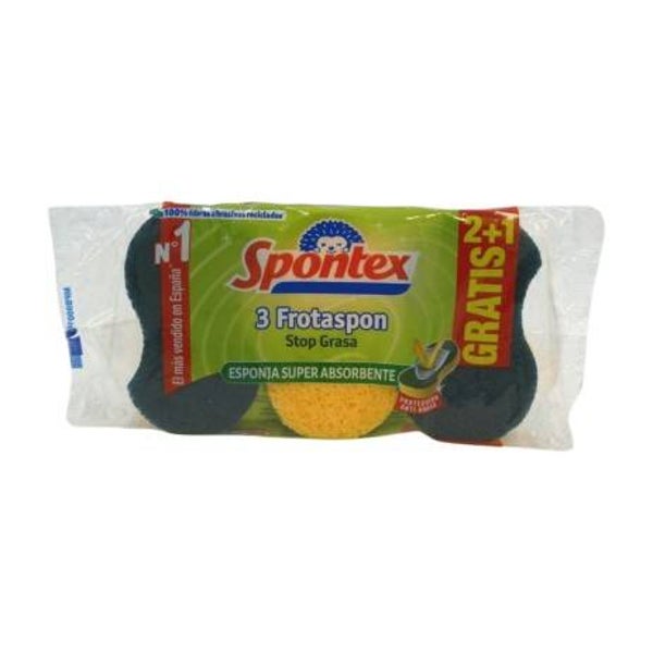 SPONTEX Frotaspon Stop Grasa 3 u