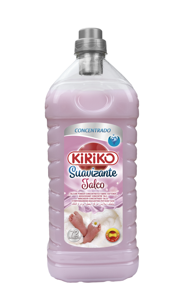 Suavizante Concentrado Talco Kiriko 2000 ml.