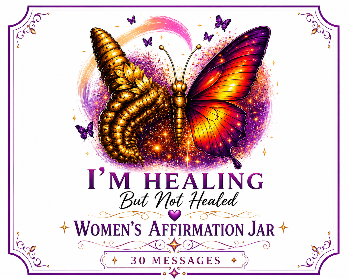 Still Becoming Affirmation Jar – 30 Messages