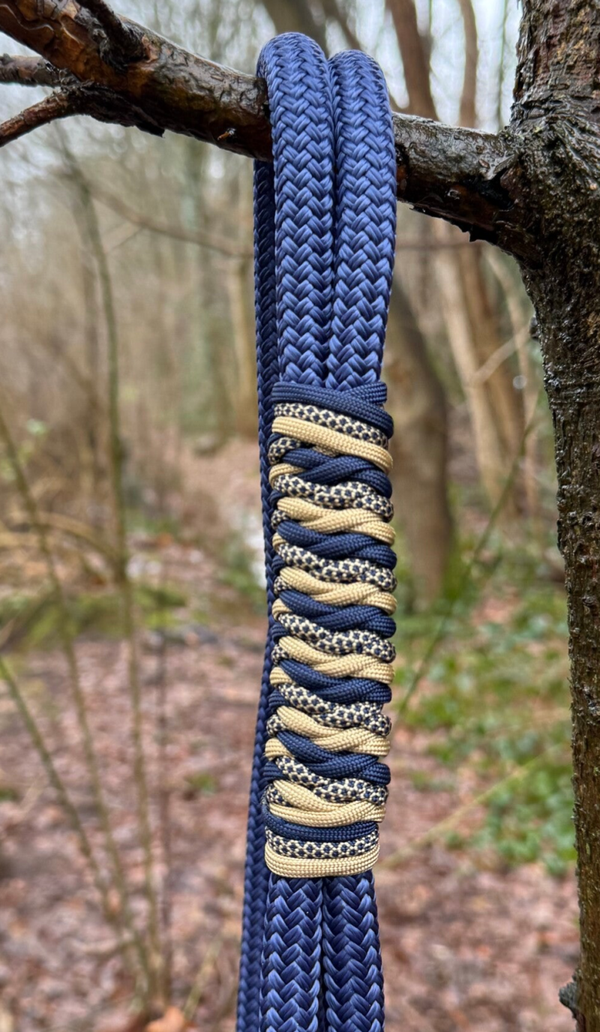 Verstelbare neckrope blauwgoud