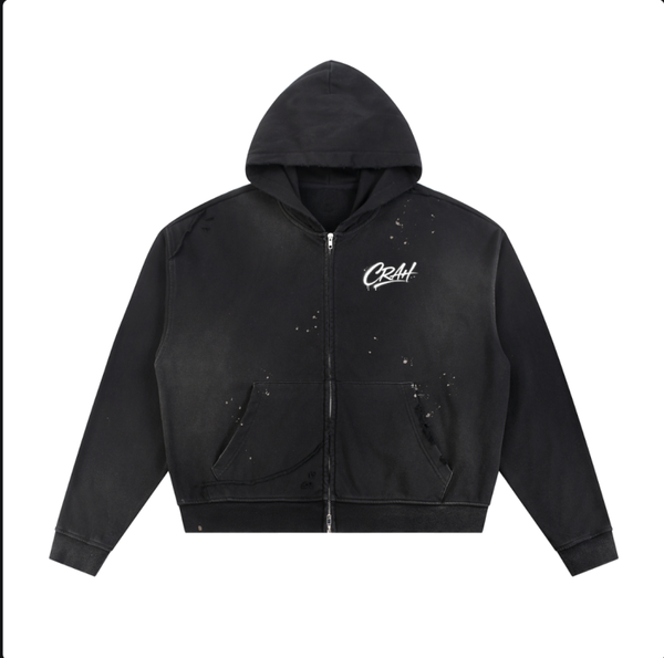 CRAH Plain Graffiti Zip Up