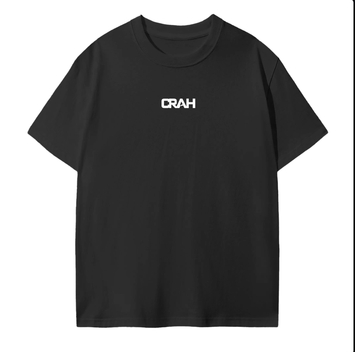 CRAH Blank Black Tee