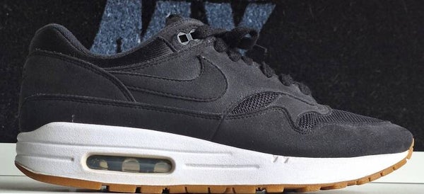 Nike air max 1 - black gum light brown