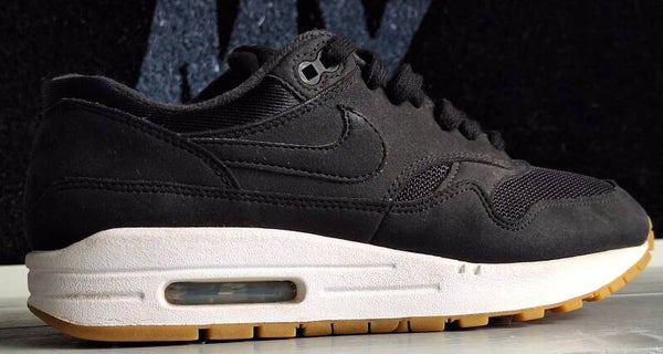 Nike air max 1 - black gum light brown