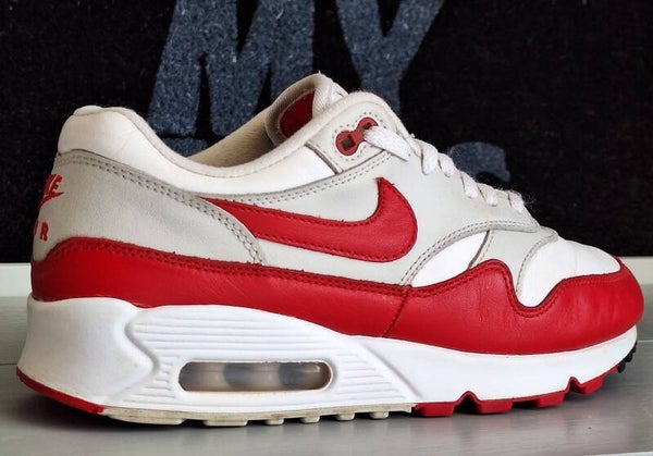 Nike air max 90 / 1 - white university red