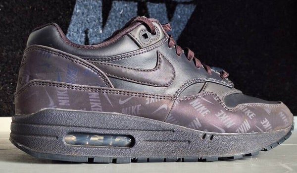 Nike air max 1 - oil gray logo