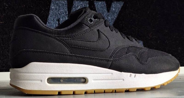 Nike air max 1 - black gum light brown