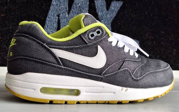 Nike air max 1 - black denim cyber