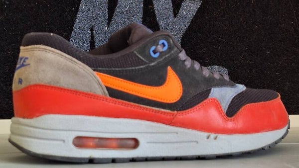 Nike air max 1 - black hyper crimson