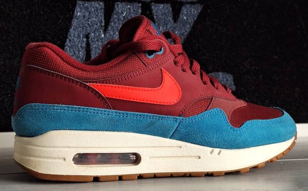 Nike air max 1 - team red/green abyss