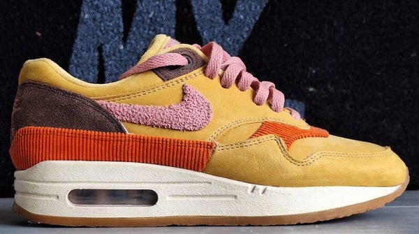 Nike air max 1 - Crepe wheat gold rust pink