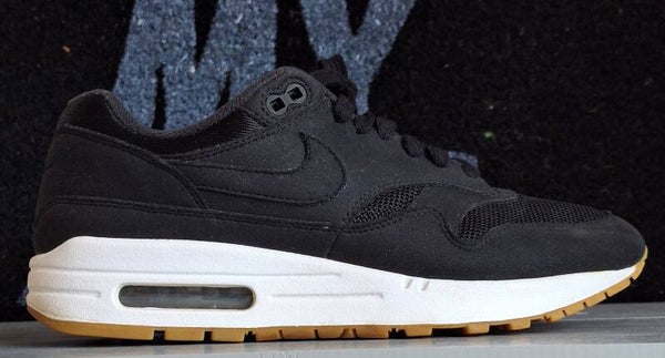 Nike air max 1 - black gum light brown