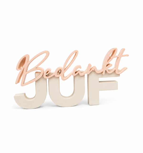 Bedankt juf