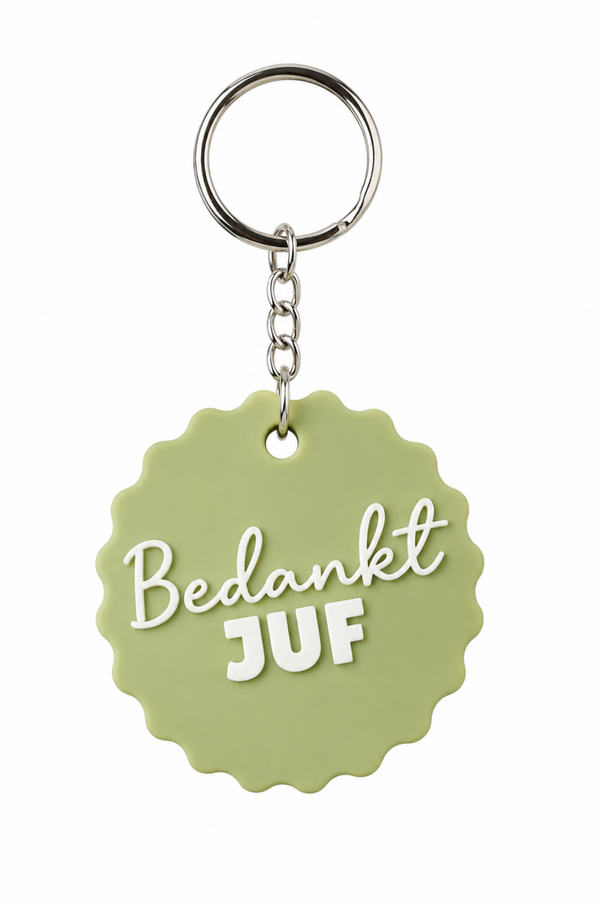 Sleutelhanger Bedankt Juf