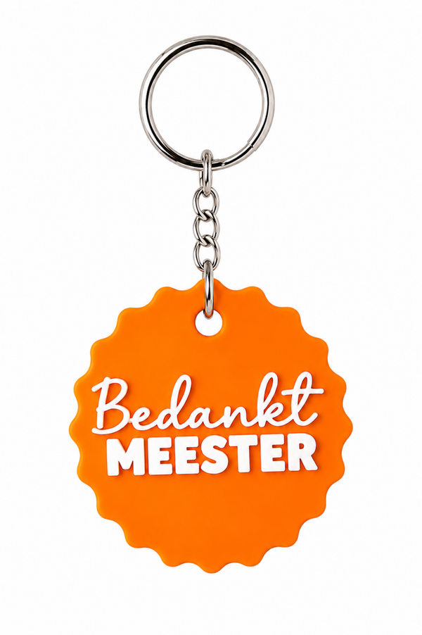 Sleutelhanger Bedankt meester