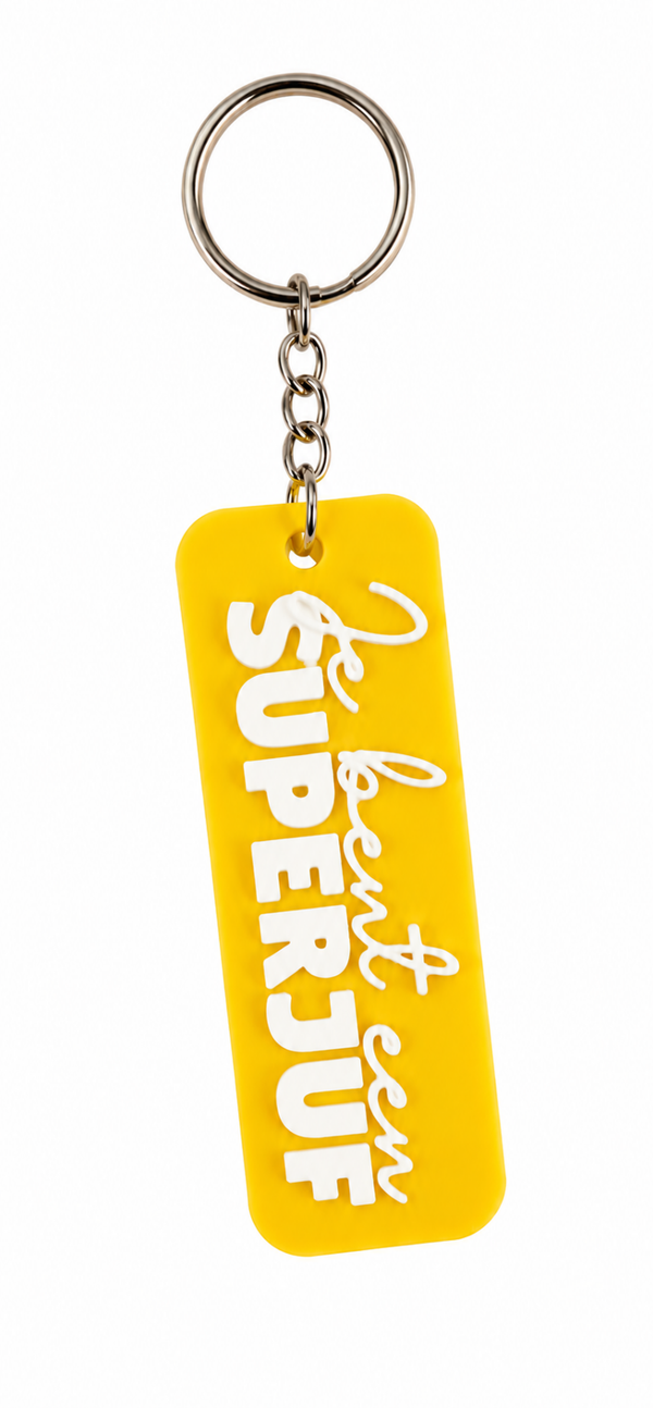 Sleutelhanger Je bent een superjuf