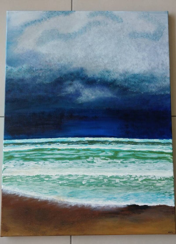 "Gewitter über dem Meer"