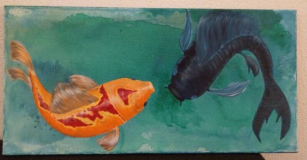 "Zwei Koi's fürs Haus"