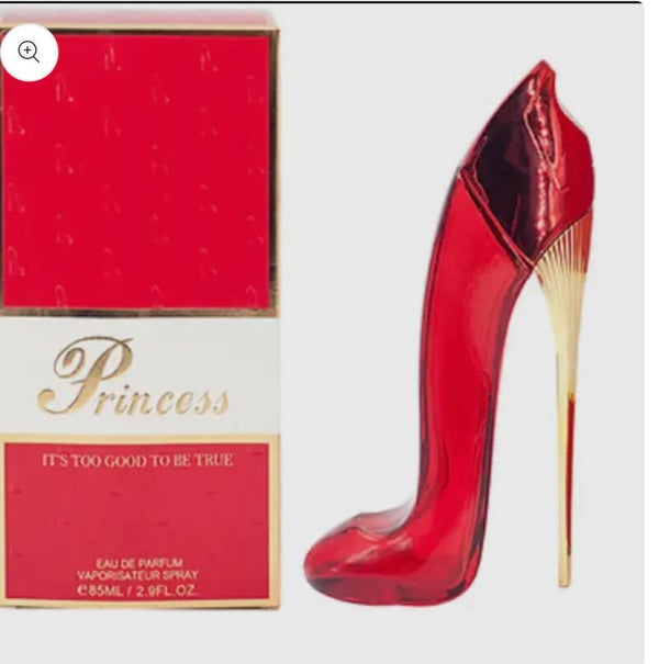 Princess Red High Heel For Women 3.4oz 100ml