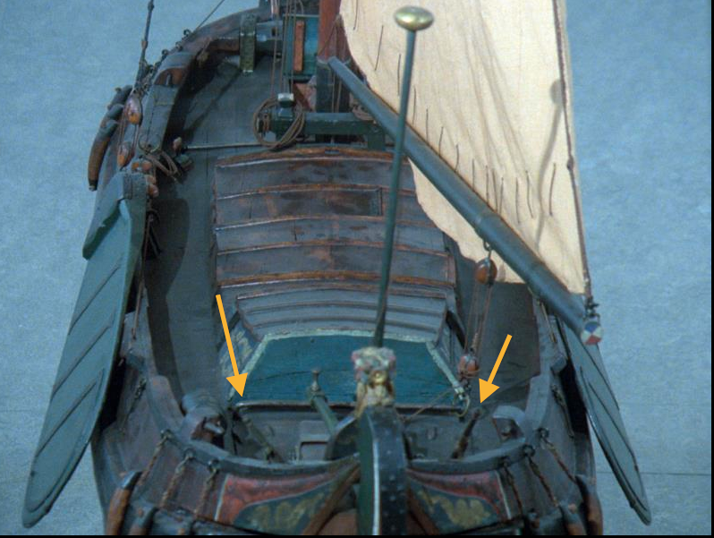 draaibassen op staatsie-poonschuit