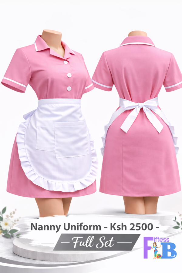 fiftess nannies uniform pink