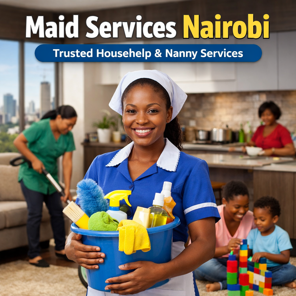 A trusted househelp offering maid  services 