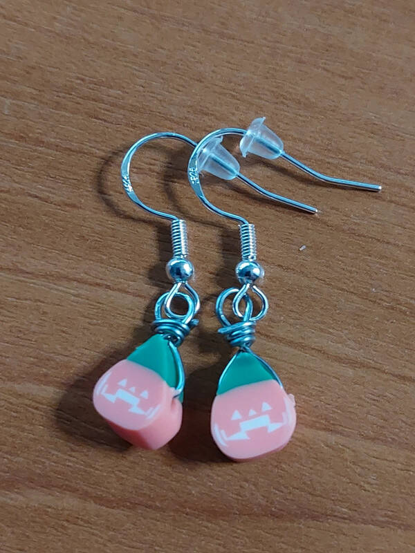 Pompoen oorbellen🎃