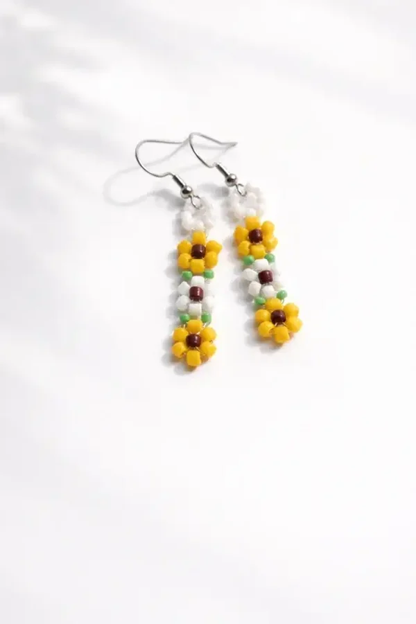 Zonnebloem oorbellen 31