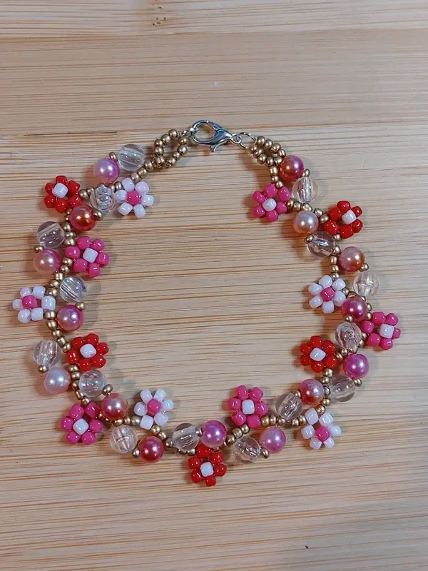 🌸 Romantische Handgemaakte Armband | Valentijn Editie 34